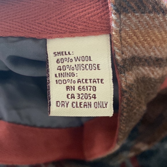 Plaid wrap skirt EUC - Picture 5 of 9